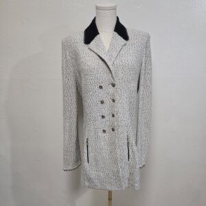 St. John Collection Tweed Oversized Blazer Size 8